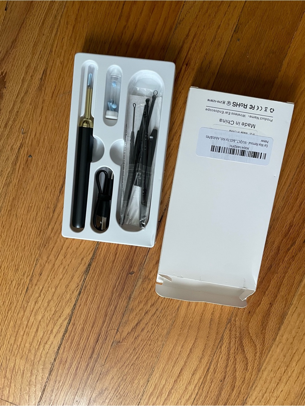 Black & Gold Earwax Removal Kit - Precision Electric Cleaner